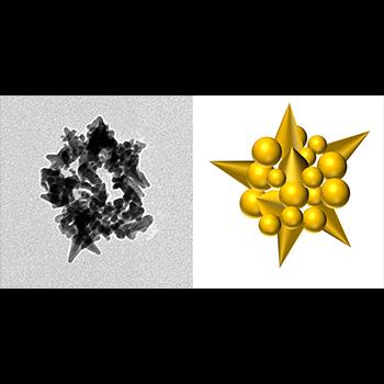 Logran que un virus fabrique partículas de oro