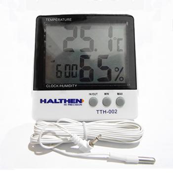 TERMOHIGRÓMETRO DIGITAL TIPO JUMBO CALIBRADO - TTH002C