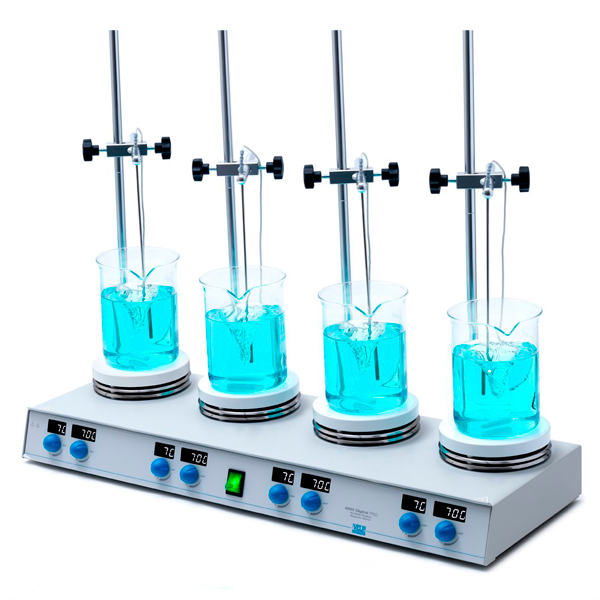 AGITADOR MAGNÉTICO CON CALENTAMIENTO Y CONTROL DE TEMPERATURA DE LA MUESTRA  – Kasalab